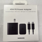 Samsung 45W PD Adapter w/ USB-C to USB-C Cable
